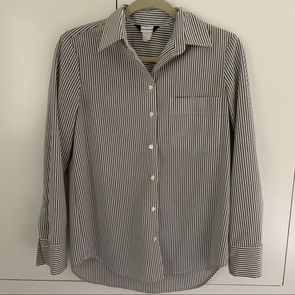 Club Monaco Striped Button Down - Picture 1 of 9